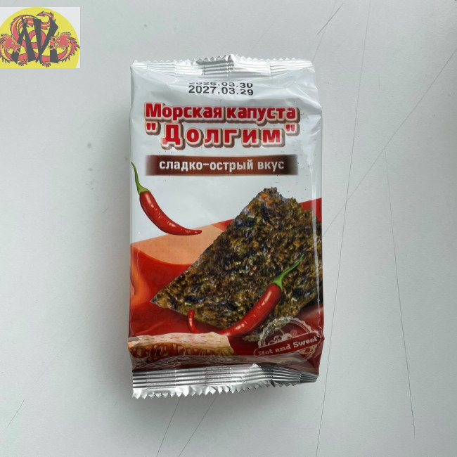 Морская капуста "Долгим" сладко-острый вкус (5 гр.)