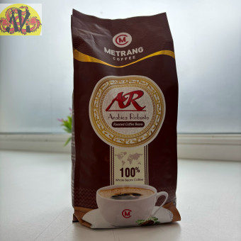 Натуральный жареный зерновой кофе арабика, робуста  500гр.  Мечанг