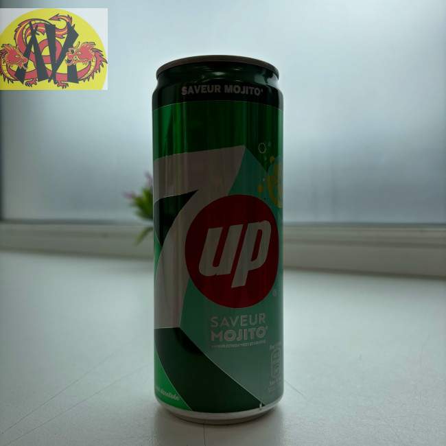 Газированный напиток 7UP мохито 330 мл (Франция) 159803