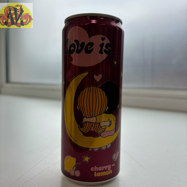 Напиток газированный "Love Is-Вишня-Лимон" ж\б 330мл 011804