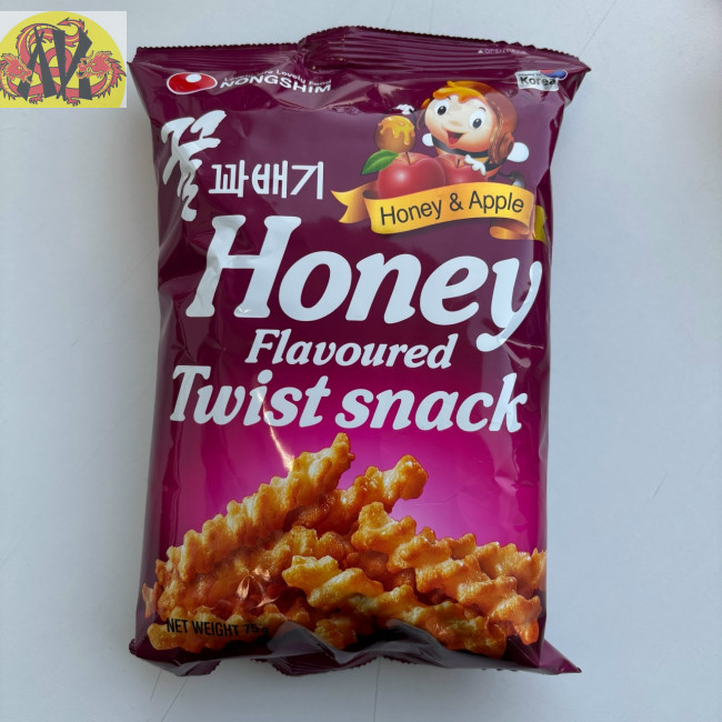 Чипсы рисовые со вкусом меда и яблока NONGSHIM (75гр.)
