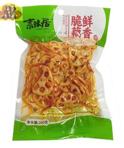 Корень лотоса NONG YUAN XIANG маринованный в красном соусе 200 г