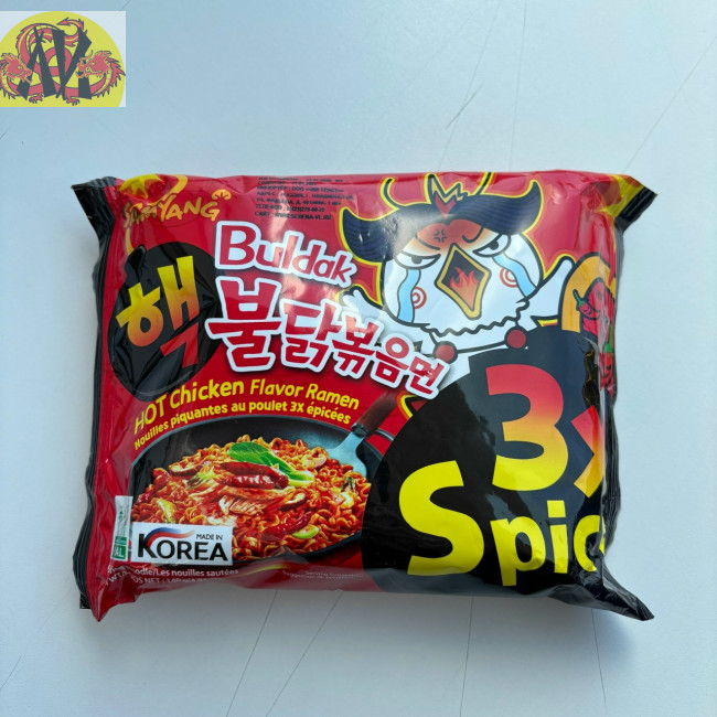 Лапша BULDAK со вкусом острой курицы 3X Spicy SAMYANG 140 гр